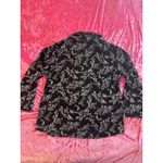 Ellen Tracy  Pajama Set Black and White Fleece Winter Long Sleeve Photo 6