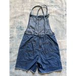 Cambridge Dry Good Company Blue Denim Overall Shorts Shortalls Women's Small Photo 1