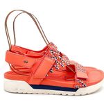 Ryka Rowana Elastic Gore Sport Sandals in Living Coral and Blue Women’s Size 9.5 Photo 7