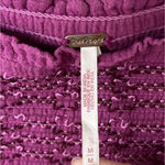 Free People Dahlia Embroidered Maxi Dress Gauzy Smocked Floral Raspberry Medium Photo 7