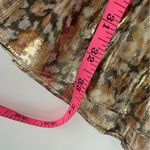 Love Shack Fancy NWT  Lena Floral Metallic Mini Dress in Cinnamon Photo 5