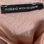 Naked Wardrobe  Women's S Blush Thong Bodysuit Neutral Casual Stretch Basic‎ Photo 4