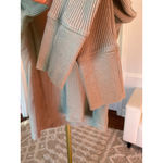 Abercrombie & Fitch Abercrombie Waffle Knit Hoodie Cozy Minimalist Layering Top Sage Y2K 90s Soft Photo 7