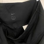 Nike Women’s Cropped Dri-Fit Leggings with Swoosh in Black Photo 3