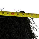 Gianni Bini Black Feather Midnight Glamour Crop Top Women's Size XL NWT 40-31-3 Photo 3