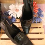 Bass SlingBack Black Pumps Penny Loafer Style 7M Size 7 Photo 2