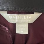 Athleta Burgundy Elastic Waist Venice Pintuck Pant Size M Photo 9