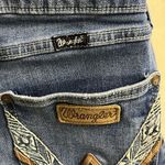 Wrangler Dark Wash Faded Bootcut 5-Pocket Jean w/ W Design on Back Pockets 13 Photo 7