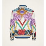 La DoubleJ Edie Jacket Taormina Placée Ivory in Twill Size Small Red Photo 3