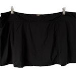 Anne cole NWT Plus Solid Classic Black Modest Swim Skirt Skort Size 22w Photo 3