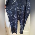 Stories by Kelly Osbourne Jumpsuit Women's Plus Size 1X Blue Floral V Photo 3
