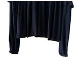 Free People  Womens Little Bit Of Love Knit Blouse  Crochet Flowy Sz M #1840 Photo 5