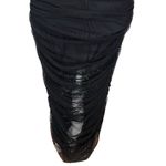 ZARA  Black Limited Edition Draped Tulle Night Out Midi Dress BodyCon 7721/424 M Photo 2
