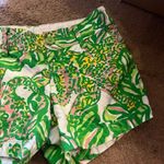 Lilly Pulitzer 4” Callahan Cotton Shorts in Seeing Pink Elephants. SZ 0 Photo 8