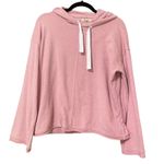 Madewell  Pink Oversized Hoodie Sweatshirt Womens XS Barbie Casual Pullover Photo 0