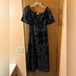 Baltic Born NWT  Mera Velvet Midi Dress in Black Photo 1