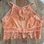 Zenana Outfitters Peach/Orange Lace Bralette NWOT Medium Photo 5