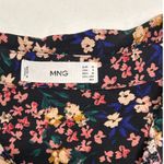 MANGO Flowy Floral Printed Maxi Dress. Size 6 Black Photo 4