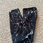 Old Navy  Black and White Marble Leggings Photo 1