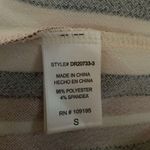 Love j  striped sleeveless faux wrap dress Photo 5