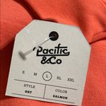 Pacific & Co. women’s large salmon pullover crew neck sweatshirt Panama City nwt Orange Photo 8