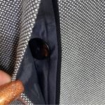 Nicola Italian Dot Matrix Single Breasted Blazer Black White 10 Hidden Button Photo 6