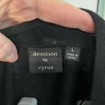 Devotion‎ by Cyrus Cardigan Black open front cardigan super soft size Large Photo 5