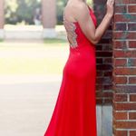La Femme Red Formal Dress Photo 0