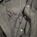 ZARA  women’s Black Button-Up Shirt with lace cami size small resort casual EUC Photo 1