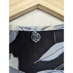 Billabong  Dress Womens Size S Just‎ Like You Floral Lace Up Blue White Boho Photo 4