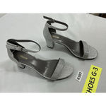 Womans Dobolin Slipon Formal Strappy Sandal Eu 40.5 Us 9.5/10 Silver Open Toe Photo 1