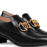 Gucci woman horsebit Chain Loafer Nero size 35.5 Photo 0