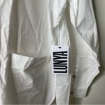 NWT Lunya Airy Cotton Sleep Shirt Dress in White sz L / XL Photo 9