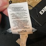 EXPRESS Black Silver Glitter Sparkle Metallic High Waist Rise Sweater Leggings M Photo 5