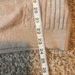 Cyrus  Womens Cable Knit Sweater Medium Beige Long‎ Sleeve Pullover Photo 3