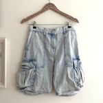 Anthropologie PILCRO BY Beachy Cargo Denim Shorts Size 27 Photo 3