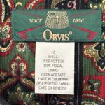 Orvis  vintage paisley floral patchwork corduroy jacket blazer size 12.  Academia Photo 2
