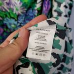 Rixo Betty Floral & Houndstooth Print Wrap Dress Green Size XXS Photo 7