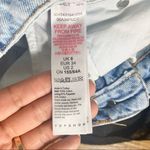 Topshop LIGHT WASH SHARK BITE SHORTS Photo 6