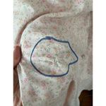 St. Michael Pink Full Length Vintage Floral Button Front Nightgown Size 10 Photo 4