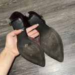 Franco Sarto  Anazio Pump - Suede & Faux Leather - Burgundy - Size 7.5 Photo 7