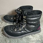 The North Face Thermo Ball Lace Waterproof Black Black Pink Winter Boots Size 9 Photo 0