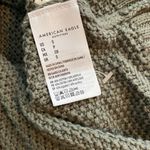 American Eagle  Outfitters Size Small NEW Teen Girl Cable Knit Green Sweater Photo 5