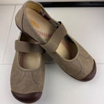 Keen NWOT  Sienna MJ Canvas Womens Brown Mary Jane Flats Shoes Size 11 Wide Comfy Photo 0