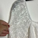 Heatherly cropped lace top long sleeve white size small Photo 1