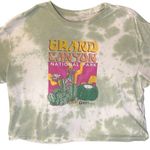 Grand Canyon National Park Tee Shirt Crop Size Large Bad Bunny Moscow Mule Video Green Photo 1