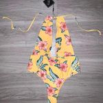 Zaful NWT Yellow One Piece Bathing Suit Photo 0