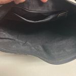 SUNCO EEL Skin Black Handbag Crossbody Large 9.5X4X11‎ Photo 11