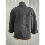 Anne Klein Black Fuzzy Zippered Sweater Jacket Sz S NWT cottage classic Photo 4