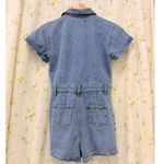 LIONESS U know What's Up Denim Romper XS Festival Spring Summer Hollywood Photo 2